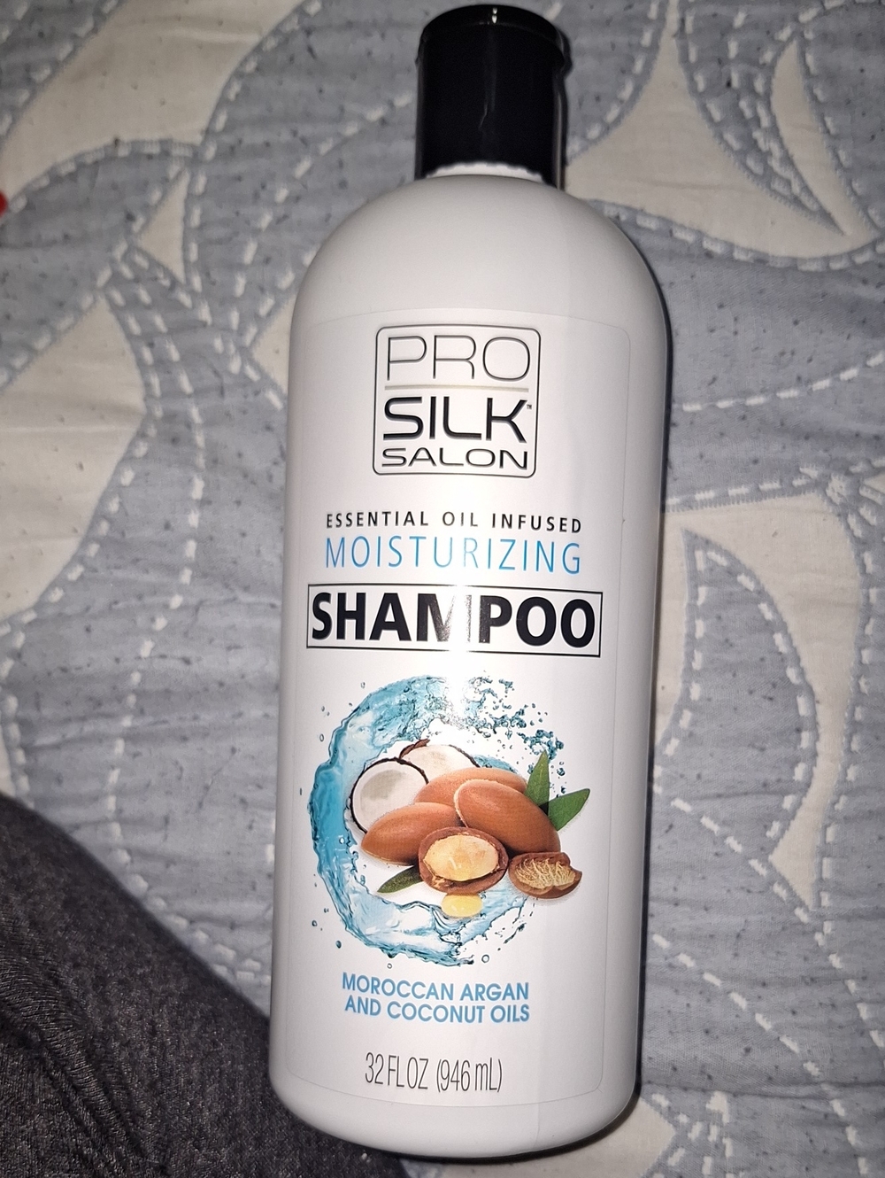 Pro Silk Salon Moisturizing Shampoo — White (Moroccan Argan & Coconut)